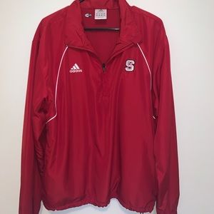 NC STATE pullover windbreaker